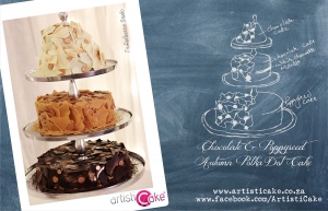 Autumn Polka-dot cake