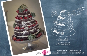 Naked Chocolate Cake