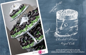 Chocolate Mousse Nougat Cake