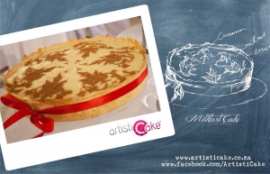 Milktart wedding cake