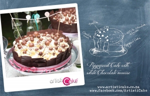 Poppyseed Cake with White Chocolate Mousse