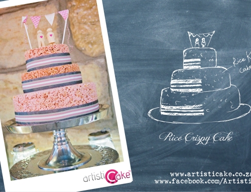 Rice Krispies Wedding Cake