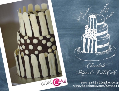 Black & White Polka-dot Cake