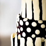 Chocolate mousse Dots and Stripes cake